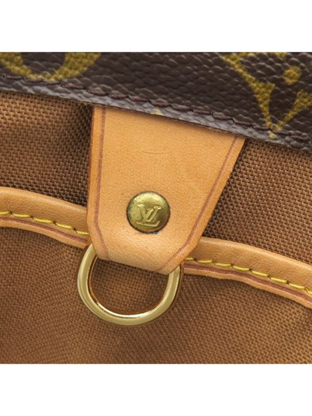 Louis Vuitton Handbag Vavin PM Monogram Canvas Gold Brown - Picture 8 of 9